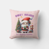 Santa’s Bookish Christmas Cozy Reads クッション (正面)