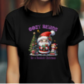 Santa’s Bookish Christmas Cozy Reads Tシャツ