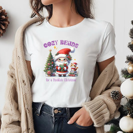 Santa’s Bookish Christmas Cozy Reads Tシャツ