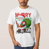 Santa’s Christmas Delivery Crew Tシャツ (正面)