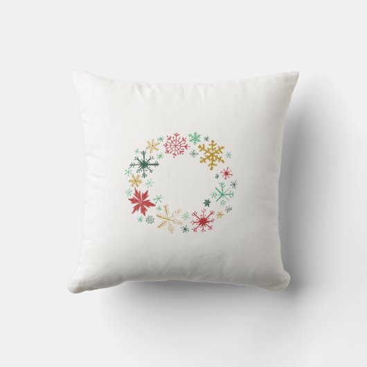 Santa’s Coffee Break Christmas Cushion クッション (裏面)