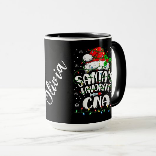 Santa’s Favorite CNA マグカップ (正面右)