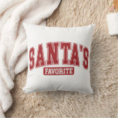 Santa’s Favorite Funny Christmas Holiday Design クッション (ブランケット)