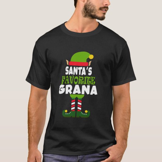 Santa s Favorite Grana Funny Christmas Vacation Gi Tシャツ (正面)