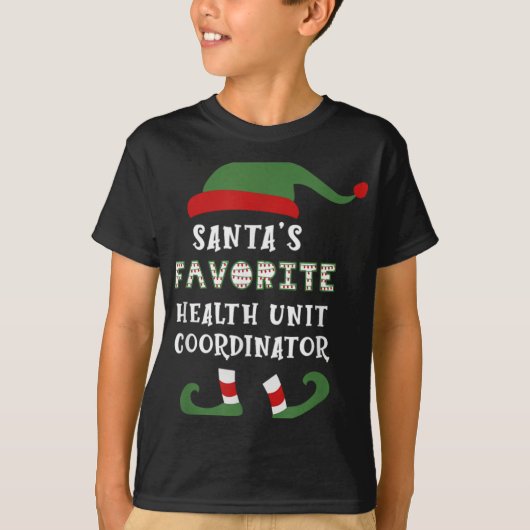 Santa S Favorite Huc Health Unit Coordinator Chris Tシャツ (正面)