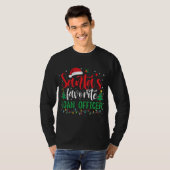 Santa_s Favorite Loan Officer Christmas Santa Hat  Tシャツ (正面フル)