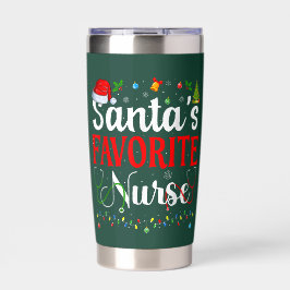Santa’s Favorite Nurse 保温保冷タンブラー