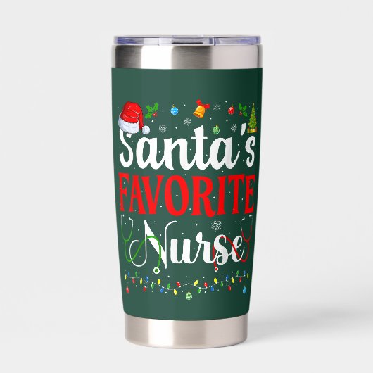 Santa’s Favorite Nurse 保温保冷タンブラー (正面)