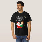 Santa’s Favorite Uncle | Cute Family Christmas Des Tシャツ (正面フル)