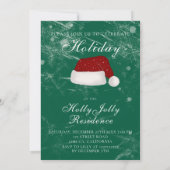 Santa’s Hat Holiday Christmas Party Winter 招待状 (裏面)
