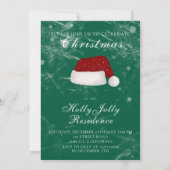 Santa’s Hat Holiday Christmas Party Winter 招待状 (裏面)