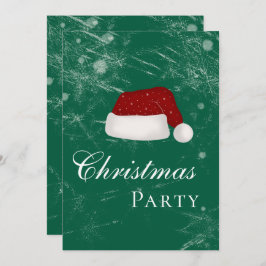 Santa’s Hat Holiday Christmas Party Winter 招待状