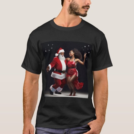 Santa’s Holiday Dance Party Tシャツ (正面)