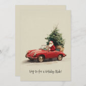 Santa’s Joyride in Red Convertible シーズンカード (正面/裏面)