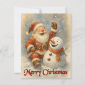 Santa’s Laughter in Winter’s Embrace (正面)