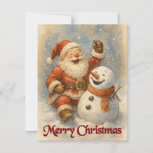 Santa’s Laughter in Winter’s Embrace (正面)