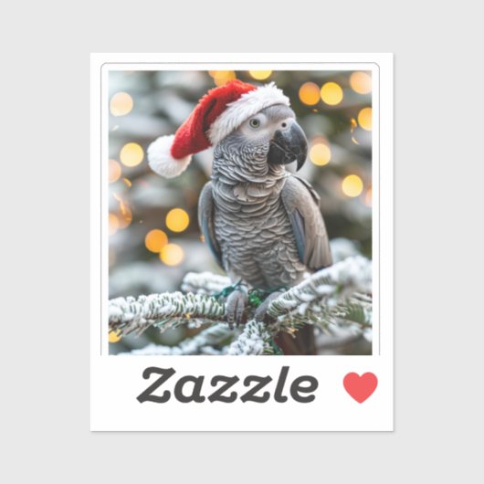 Santa’s Little African Grey Helper  シール (シート)