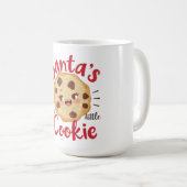 Santa’s Little Cookie Mug | Cute Christmas  コーヒーマグカップ (正面右)