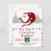 Santa’s Little Cozy Mood  インビテーションポストカード (正面/裏面)
