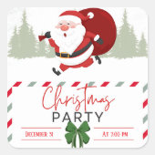 Santa’s Little Cozy Mood スクエアシール (正面)