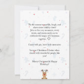 Santa’s Little Cozy Mood  招待状 (裏面)