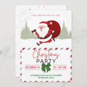 Santa’s Little Cozy Mood  招待状 (正面/裏面)