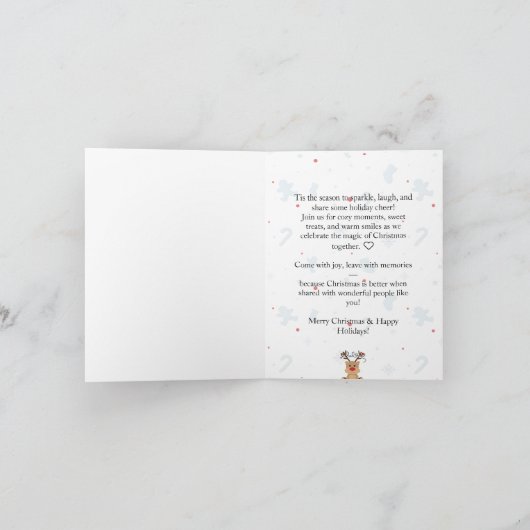 Santa’s Little Cozy Mood  招待状 (内部)