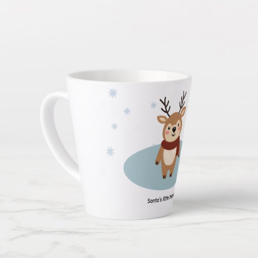 Santa’s Little Helper カフェラテマグ (左アングル)