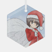 Santa’s Little Helper ガラスオーナメント (正面)