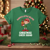 Santa’s Little Helper Christmas Cheer Squad Funny  Tシャツ