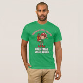 Santa’s Little Helper Christmas Cheer Squad Funny  Tシャツ (正面フル)