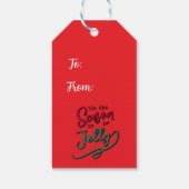 Santa’s Little Helper Puppy ギフトタグ (裏面)