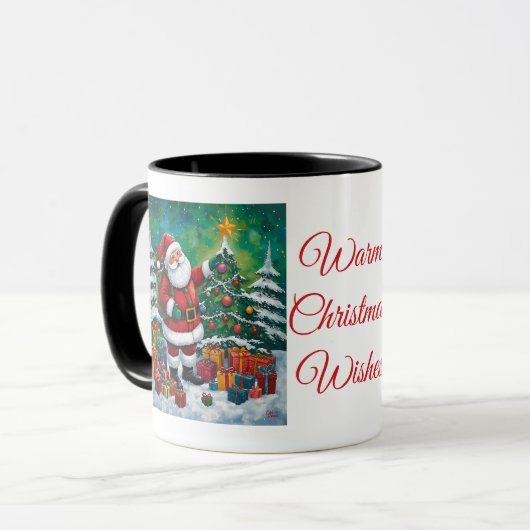 Santa’s Magical Christmas Mug マグカップ (正面左)