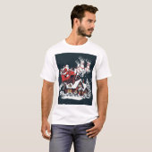 Santa’s Midnight Ride – Gifts Beneath the Stars Tシャツ (正面フル)