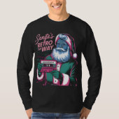 Santa’s Mixtape – 80s Christmas Nostalgia Tシャツ (正面)
