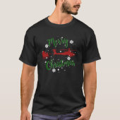 Santa s new Rudolf The AH 64 Apache Tシャツ (正面)