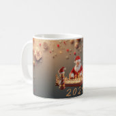 Santa’s Next Move – Funny Chess Christmas Mug for コーヒーマグカップ (正面左)