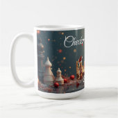 Santa’s Next Move – Funny Chess Christmas Mug for コーヒーマグカップ (左)