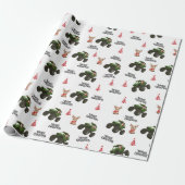 Santa’s Off-Road Christmas ラッピングペーパー (アンロールド)