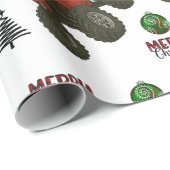 Santa’s Off-Road Christmas – Red ATV Holiday  ラッピングペーパー (ロールコーナー)