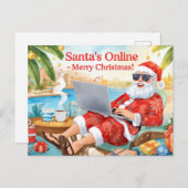 Santa’s Online Computer Lovers Merry Christmas! シーズンポストカード (正面/裏面)