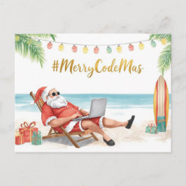 Santa’s Online Programmer Merry Christmas! シーズンポストカード
