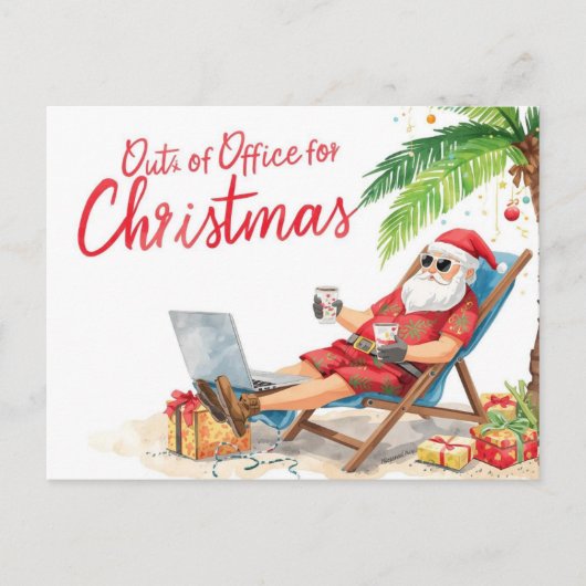 Santa’s Online Programmer Merry Christmas! シーズンポストカード (正面)