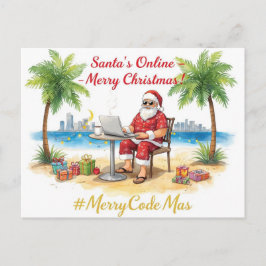 Santa’s Online Programmer Merry Christmas! シーズンポストカード