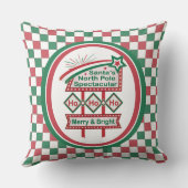 Santa’s Retro Marquee – Ho Ho Ho Merry & Bright クッション (裏面)