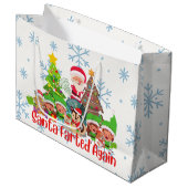 Santa’s Silent But Deadly Sleigh Ride ラージペーパーバッグ (正面アングル)