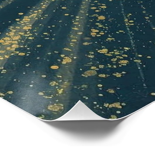 Santa’s Sleigh Christmas Poster ポスター (コーナー)