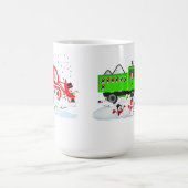 Santa’s Snowplow Shenanigans – Wreck the Halls! コーヒーマグカップ (中央)