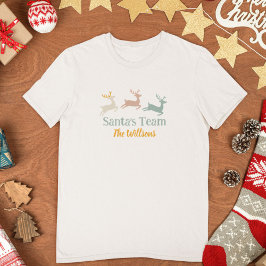 Santa’s Team | Matching Family Christmas Tシャツ