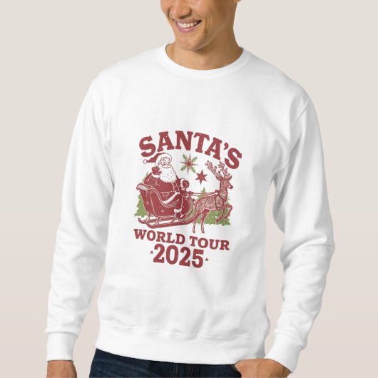Santa’s World Tour 2025 スウェットシャツ (正面)